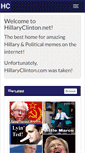 Mobile Screenshot of hillaryclinton.net